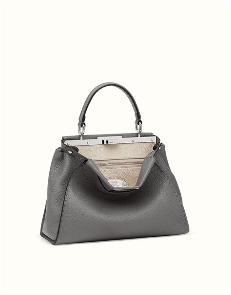 fendi peekaboo roman leather|fendi peekaboo leather bag.